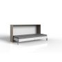 Juist opklapbed horizontaal 90 x 200 Wit - San Remo eik